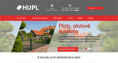 Desktop Screenshot of hupl.cz